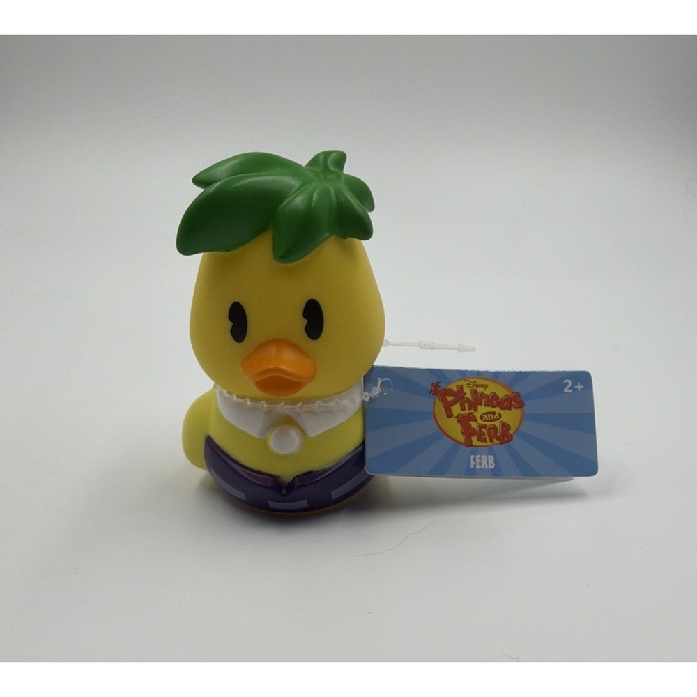 Disney Phineas and Ferb - Ferb - Rubber Duck Approx 2 3/4" Tall